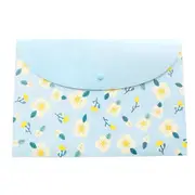 A4 cute cartoon animal file holder snap button PVC folder pen box office information bag