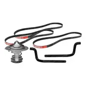 Gates Thermostat Heater Hose Belt Kit for Hyundai Elantra XD 1.8L 2.0L with IMMO