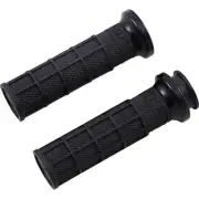ODI Lock On Waffle Style Grips Black/Black For Indian Touring | V31ITW-BB-B