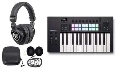 Novation LAUNCHKEY 25 MK4 25-Key USB MIDI Ableton Keyboard Controller+Headphones