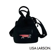 在飛比找蝦皮商城優惠-LISA LARSON 療癒貓Mikey帆布水桶包 收納包 