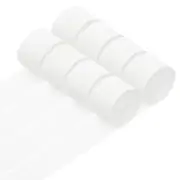 8 Rolls Crepe Paper Streamers 656ft Rainbow Streamers, White