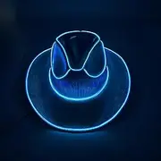 Light Up LED Party Hat,LED Disco Top Hat Unisex LED Hat Jazz Hats for Men Women Party Costume
