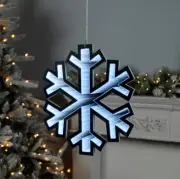 15.75" SNOWFLAKE INFINITY LIGHT Christmas Decoration Melrose 94337 NEW PreTTy