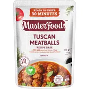MasterFoods Tuscan Meatballs Recipe Base 175g
