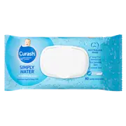 Curash Babycare Simply Water Baby Wipes 80 Pack