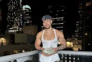 [B059] Male Model Showing Off Body To Viewer Fine Art Hunky Physique