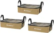 Slimbridge 3PCS Camping Canvas Storage Bags Adventure Portable Caravan Organi...