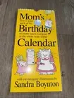 Mom's Birthday Calendar Sandra Boynton Illustrated Rare OOP Perpetual Reminder