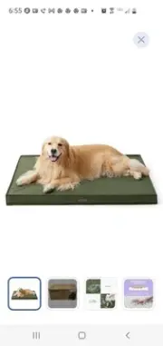 LESURE COMFY PET 44×32×3 INCH CONVOLUTED FOAM DOG MAT, NEW