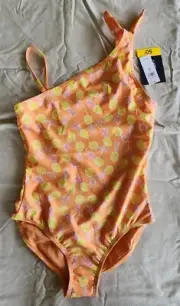 NEW GAP KIDS Girls Pineapple Once Piece Swimsuit XL 12 NWT