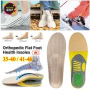 Orthotic Insoles Arch Support Flat Foot High Plantar Feet Fasciitis Pad Insert A