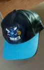 LEATHER Charlotte Hornets Snap Hat adidas Throwback NBA Snapback Cap Men OSFA