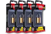 Handy Hardware 4PCE Padlocks Strong Secure Multipurpose 25mm