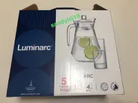 在飛比找Yahoo!奇摩拍賣優惠-法國 ?Luminarc 樂美雅 全新 1壺4杯冷水壺杯組 