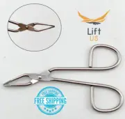 Eyebrow Eyelashes Style Tweezers Scissor Hair Eyelashes Remover Tool Stainless