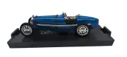 VNTG 1933 Bugatti Type 59 Limited 90th Anniversary 1/43 Blue Diecast by Brumm