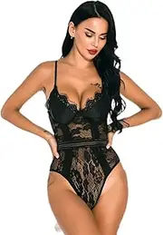[JINZIJINYU] Women Babydoll Lingerie Sexy Lingerie Net Red Bar Disco Jumpsuit Women