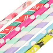 50 pcs assorted colors straw Cotton Candy Paper Sticks Candy Making Supplies