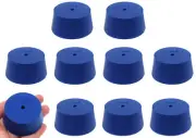 10PK #10.5 ASTM Neoprene Stoppers, 1 Hole - Eisco Labs