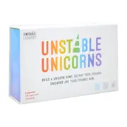 Tee Turtle Unstable Unicorns Base Party Card Game w/ Rule Book Kids/Family 8y+