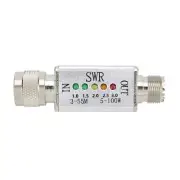 3-30M 10-100W SWR Power Meter SWR Power Watt Meter w/ LED Indicators ot25