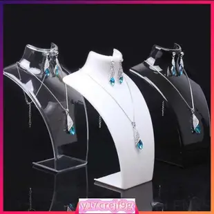 Acrylic Jewelry Necklace Pendant Earrings Plastic Mannequin