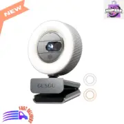 2K Quad HD Webcam with Microphone, Privacy Cover, USB Camera for PC/Laptop
