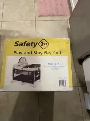 Safety 1st Play-and-Stay Playard Changing Station, Bassinet, NEVER OPEN OR USED