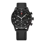 Swiss Military SM34012.09 Minimalist Military Chronograph Rubber Strap Watch