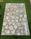 White Agate Stone Coffee Table Top, Agate Geode Center Table Top, Decor