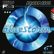 Donic Bluestorm Z2 Table Tennis and Ping Pong Rubber, Choose Color and Thickness
