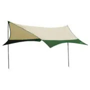 13x13 FT Camping Tent Tarp Sun Shelter Hammock Cover Waterproof Canopy Rain Fly