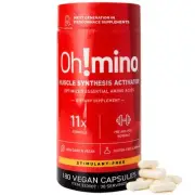 Ohmino Amino Acids Supplement for Protein Synthesis - EAAs Capsules for Muscl...