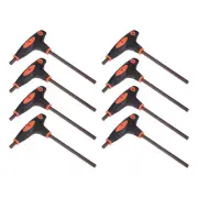 7mm Hex Key T-Handle Dual End Wrench Spanner, Metric S2 Steel 8 Pcs