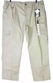 5.11 Men Sz 44x36 Tactical Taclite Pro Pants Khaki Teflon Ripstop Cargo NWT
