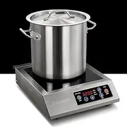 CHANGBERT Changbert Portable Induction Cooker 208-240V 3200W Nsf Certified Commercial Countertop Burner Stove Pro Chef Professional High Power Heating Plate Stainless Steel Housing