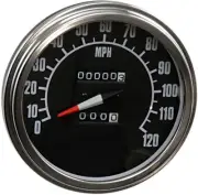 DS FL-Style Speedometer With Reed Switch 2240:60 68-84 Face Harley Davidson