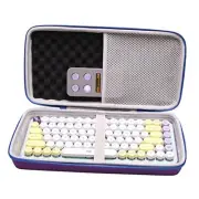 LTGEM Case Compatible with Logitech POP Keys Mechanical Keyboard, Purple