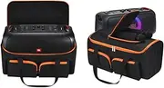 MegaDive Speaker case for JBL PartyBox On The Go Speaker，Can Storage Microphone,Party Street Performance Outdoors Carrying Speaker Bag Compatible with JBL PartyBox On The Go Essential case