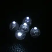 100Pcs Round Flash Ball Lamps for Party Wedding Xmas Decor White