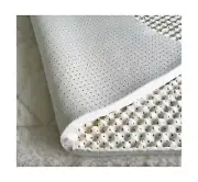 2.4" Green Natural Organic Egg Crate Latex Mattress Topper Twin Size - Soft P...