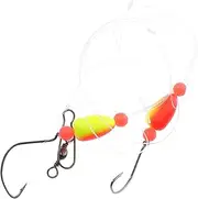 Abaodam 4pcs Sea Fishing Float Hooks Reusable Saltwater Fishing Replacement Hooks for Easy Setup for Beginners and Pros Comprehensive Tackle Kit