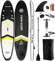 10.6ft Paddle d Seaside B Water-Skiing Stand Up Paddle d Black