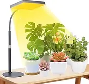 FECiDA Grow Lights for Indoor Plants, Desk Grow Light LED 2000 Lumen, UV-IR Sunlike Full Spectrum Growing Lamp with On/Off Switch and Daisy Chain Function
