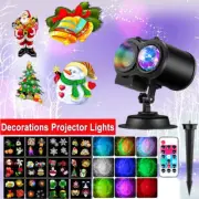 Christmas Projector Lights Outdoor Xmas Patterns Laser Led Lamp Party Projection