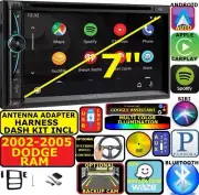 02-05 RAM NAVIGATION BLUETOOTH CD/DVD APPLE CARPLAY ANDROID AUTO USB CAR RADIO