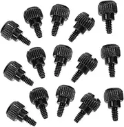 COHEALI 100pcs Chassis Screws Computer Accessories Ssd Mounting Screws Thumbscrew Replacement Computer Case Accessories Self Tapping Bolts Knurled Thumb Nuts Q215a Carbon Steel Black