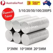 3mm Round Neodymium Magnets Disc Rare Earth Super Strong Cylinder Fridge Fishing