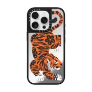 iPhone 16 Pro Mirror Case MagSafe Compatible Fierce Tiger